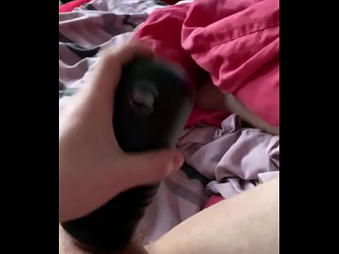 Flashlight and cumshot and moaning