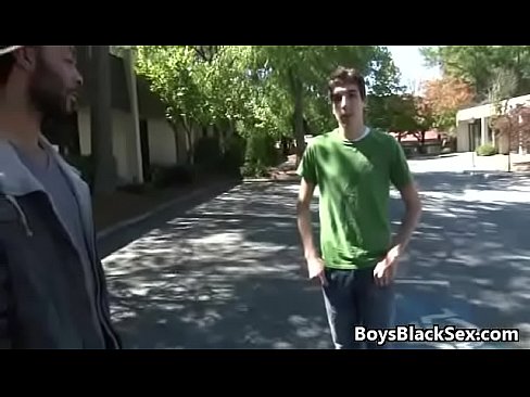 Blacks On Boys - Gay Bareback Interracial Rough Fuck Video 08