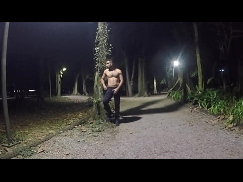 Nude guy masturbating at the Park Vol 2