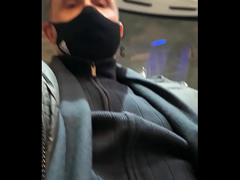 Flashing my cock on public transport 2