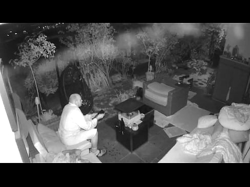 Spy cam shows m4rkus77 shooting his huge cum load at the terrace