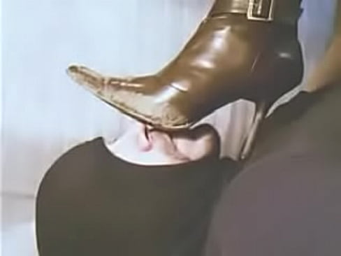 Licking clean my Wife's dirty boots 2