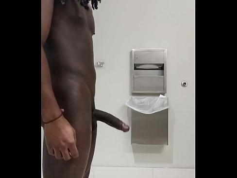 Big black cock Inna bathroom