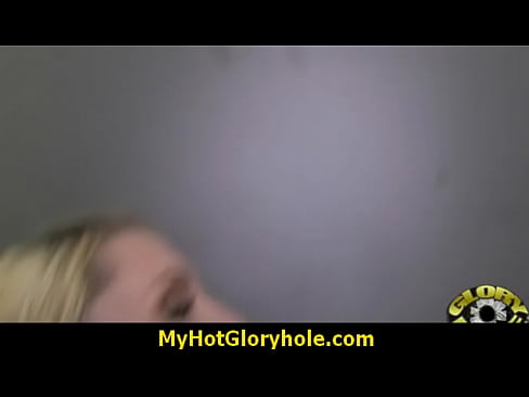 White milf sucking and licking a black cock 8