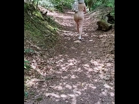 A naked stroll in the forest