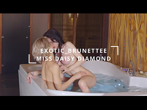 Wet and Messy SQUIRT Lesbian Sex in the Jacuzzi in 4K