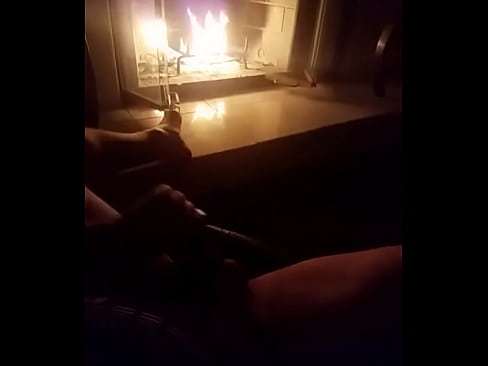 Stroking by the fire