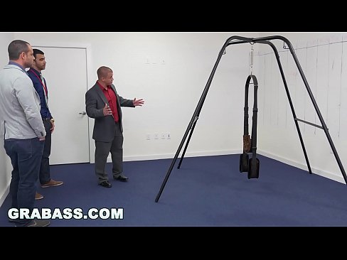 GRAB ASS - Stocky Supervisor Motivates His Employees With Team Building Exercises