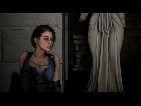 Resident Evil (Village/Remake) ENF: Lady Dimitrescu finds Jill and rips off dress