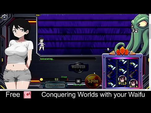 Conquering Worlds with your Waifu (free game itchio) Adult, Anime, Character Customization, Erotic, Hentai, Lewd, NSFW, Porn, sex, Turn-based