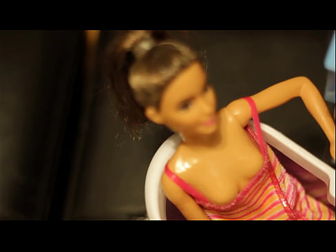 Barbie Doll Gets a Cum Bath