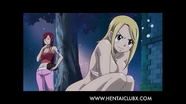 girls fan service Fairy Tail ova 1  2 Funny moments