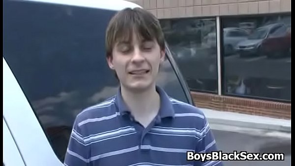 White Sexy Gay Teen Boy Enjoy Big Black Cock 12