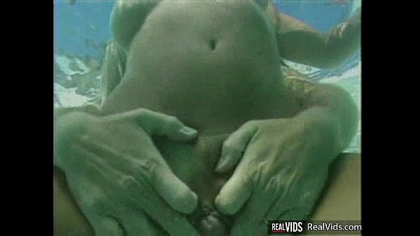 Busty blonde ass waxed under water