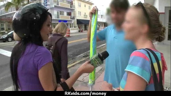 Slutty amateur babe is paid cash from some crazy public sex 27