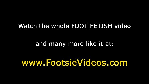 Footjob whore spunked