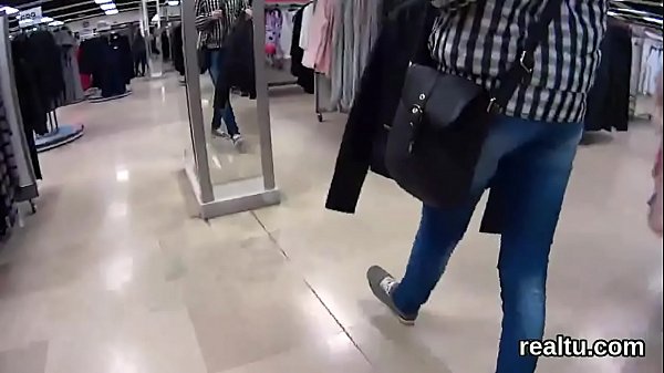 Striking czech kitten is tempted in the mall and reamed in pov