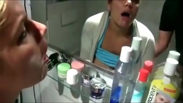 cumshot fucked bathroom the in sister and face