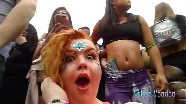 RAVE IN THE WOODS with chubby redhead velma voodoo