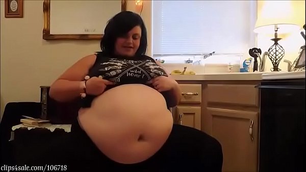 HUGE bloated belly!