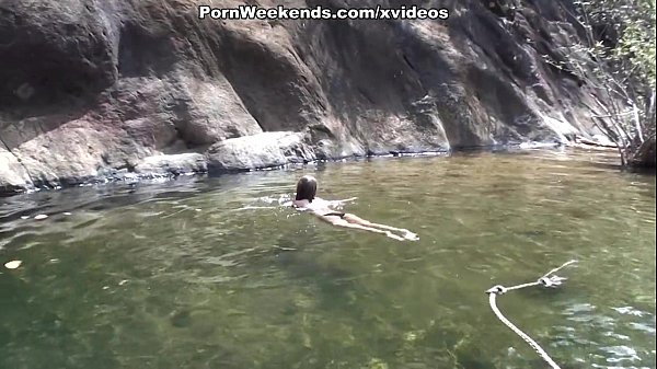 Porn journey to a waterfall