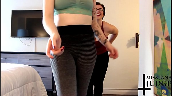 Yoga Students in Tight Pants Ass Worship