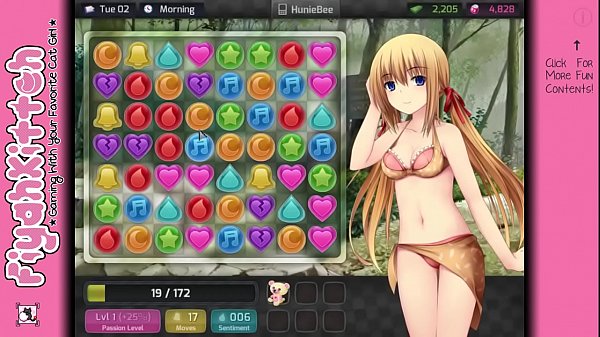 My Kawaii Waifu! x///x - *HuniePop* Female Walkthrough #2