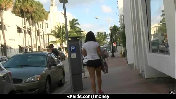 Slutty amateur babe is paid cash from some crazy public sex 19