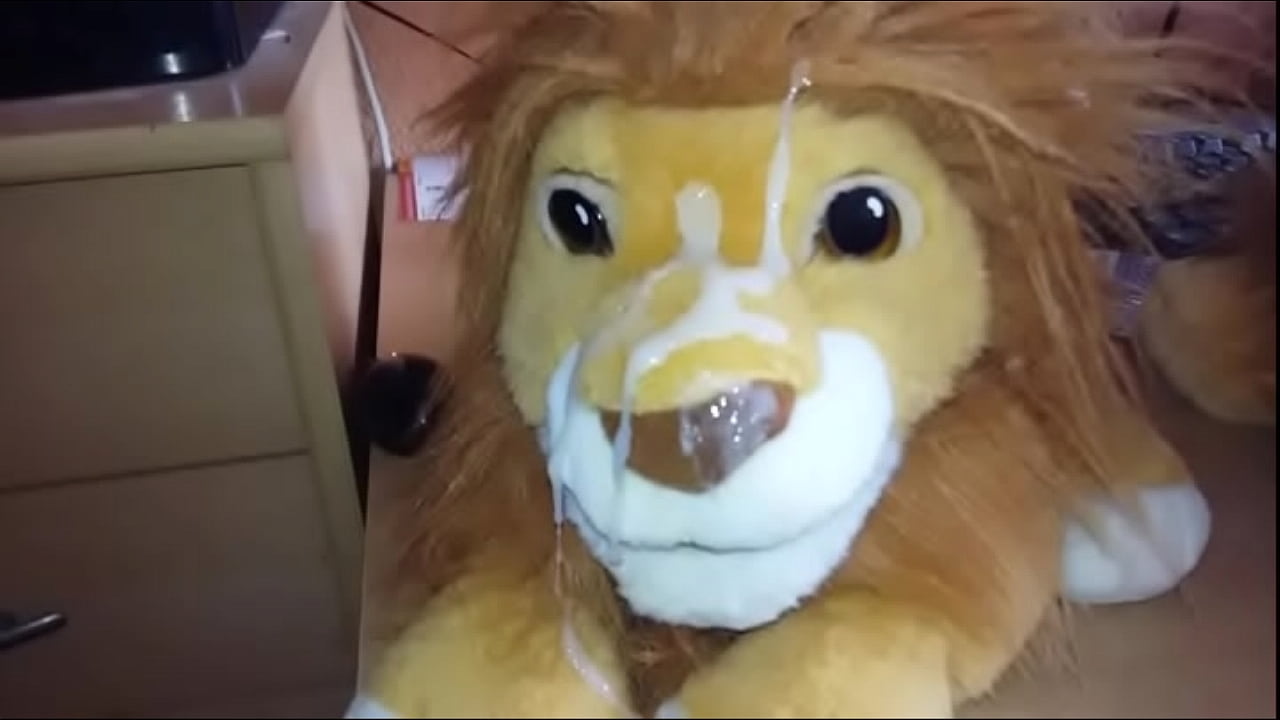 lion plush mufasa cum