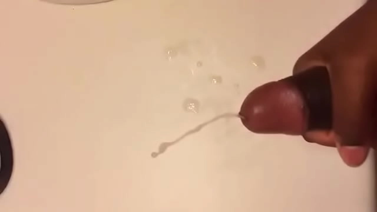 Long Indian Uncut Straight Cums Slow-mo!