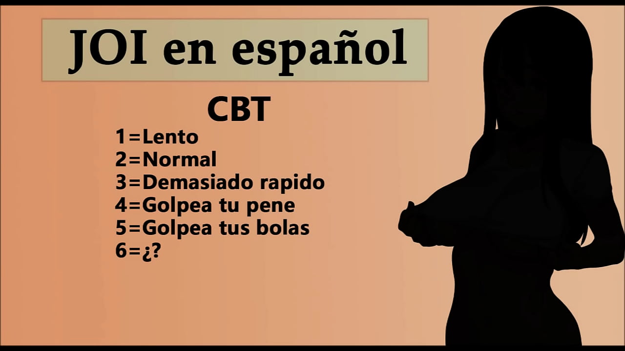 Instrucciones para masturbarse CBT JOI voz española y reto sissy.