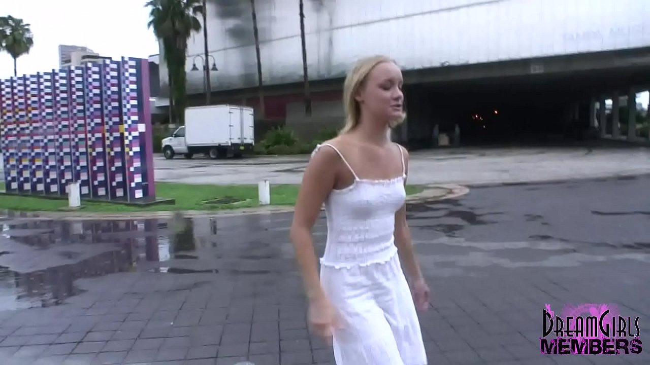 Wild Blonde Runs Through Downtown Totally Nude