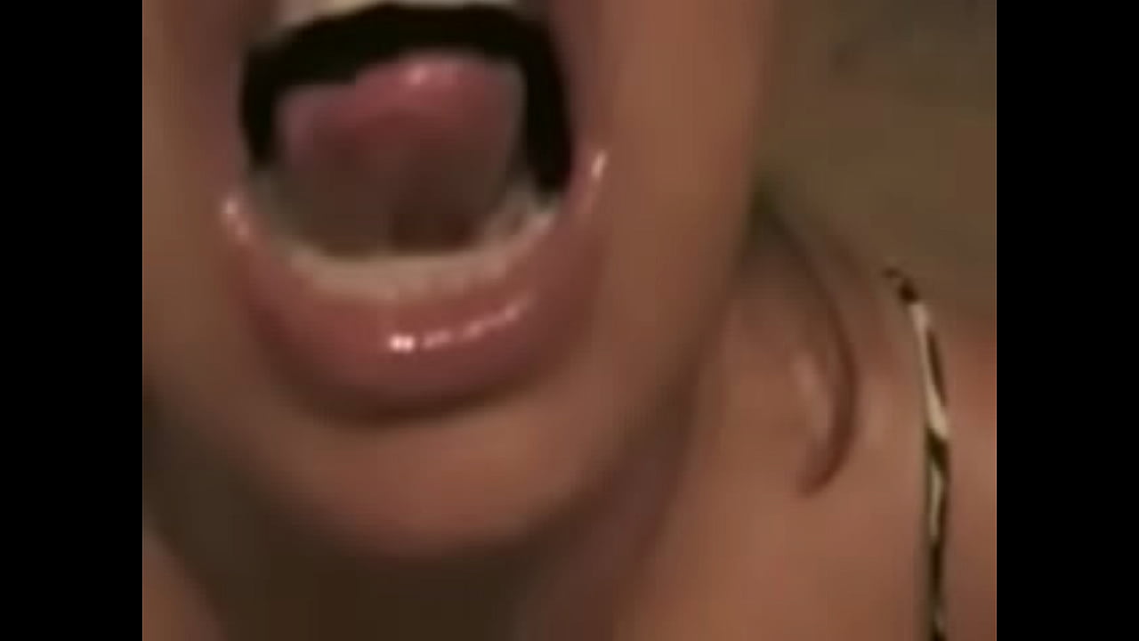 Dirty wife blow job, cum shoot and swallow