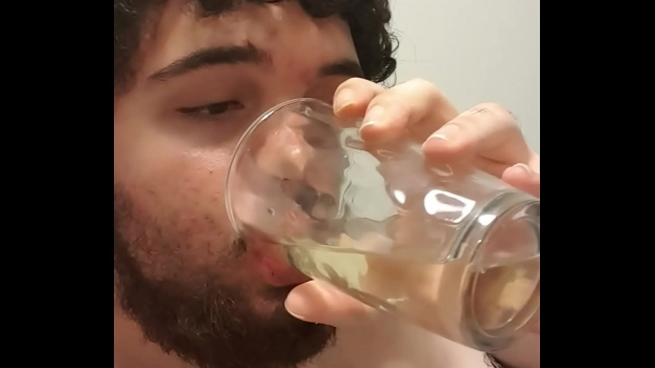 Fag Boy Charles Drinks His Urine For a Dom Top