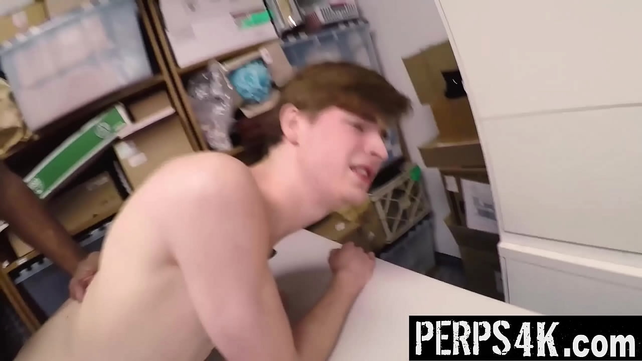 Gay Security Officer Punishes the Shoplifting Guy - Perps4k