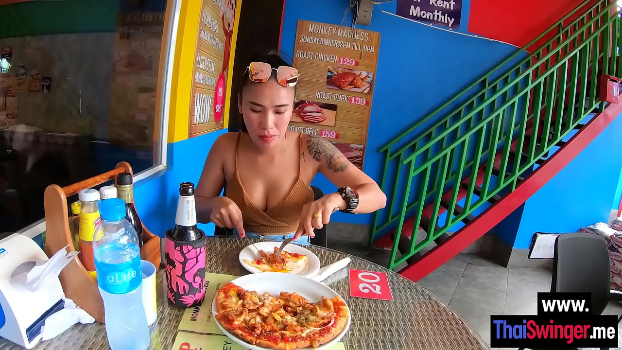 Sweet Thai babe enjoyed rough pussy fucking after she sucked hard cock