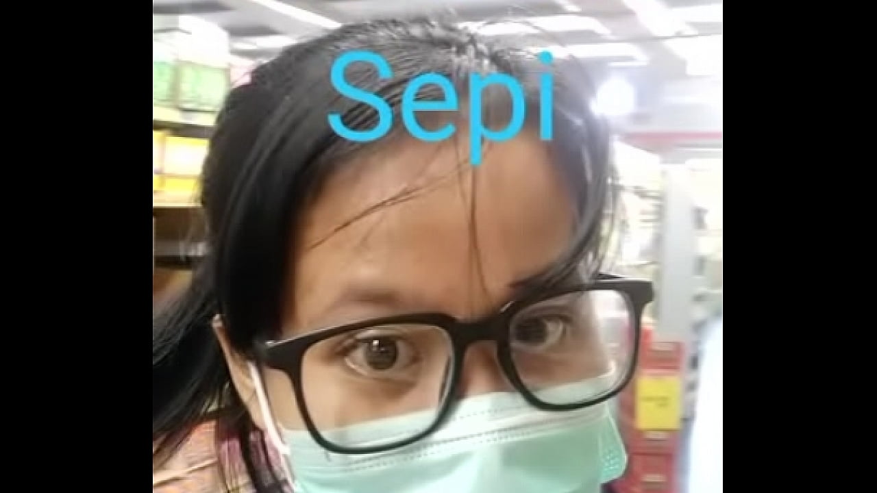 Chinese Girl In SuperMarket