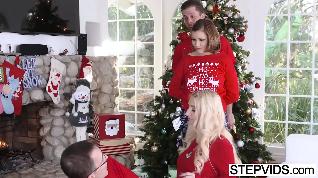 Christmas fucking with stepsis