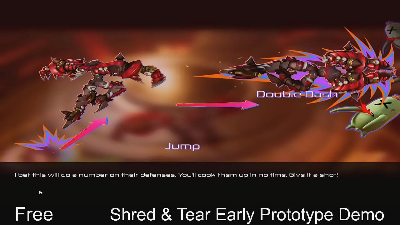 Shred & Tear Early (Steam Demo Game) Mechs Beat 'em up