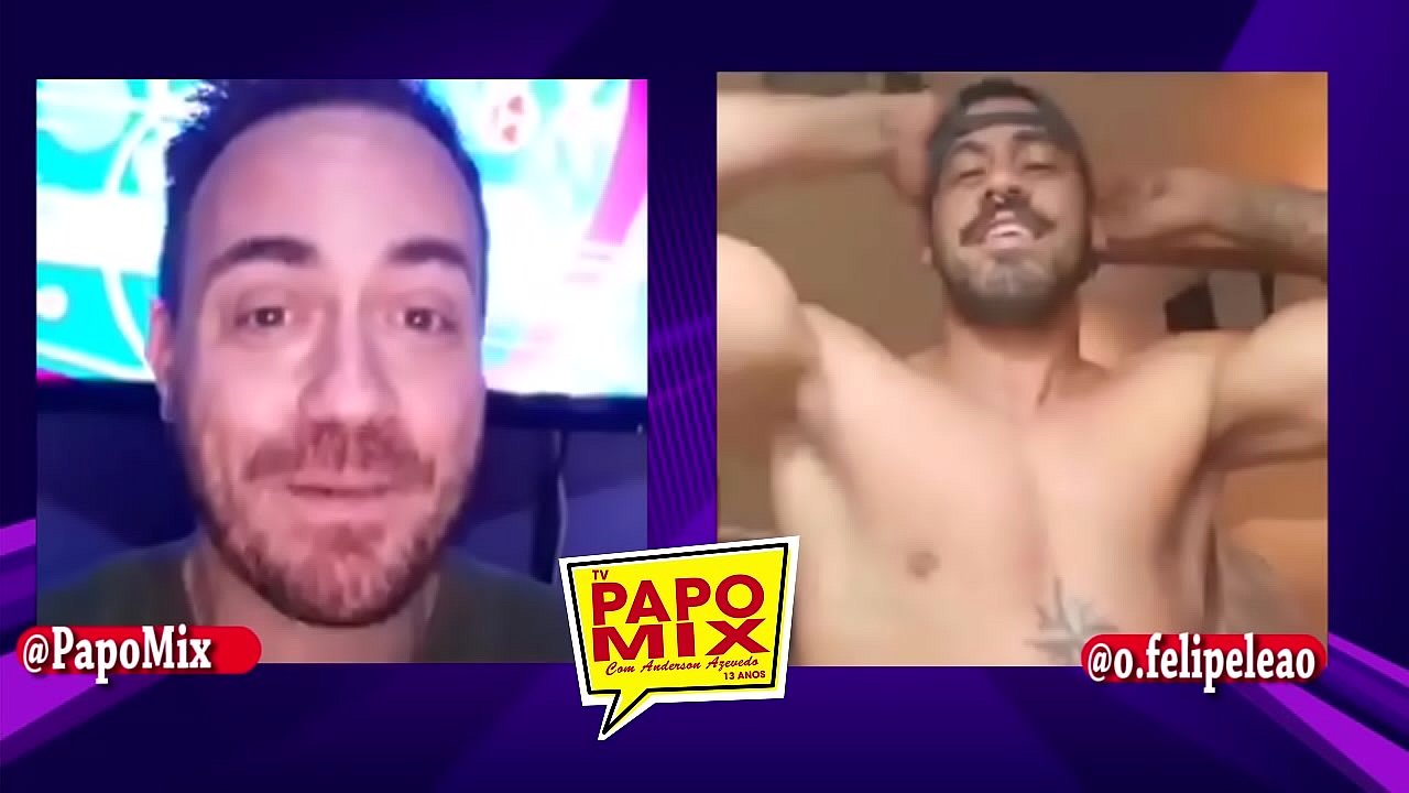 gogoboy Felipe Leão mostra toda ousadia no PapoMix