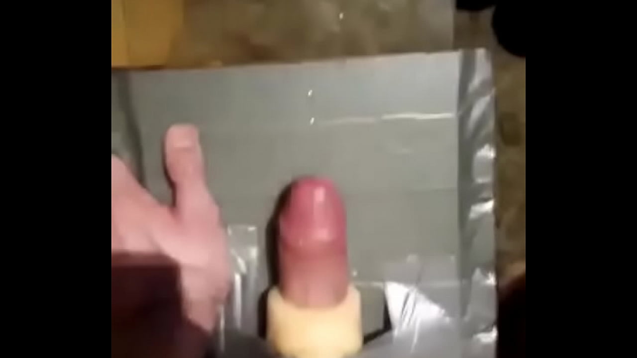 Huge cock fucking toy till cumshot