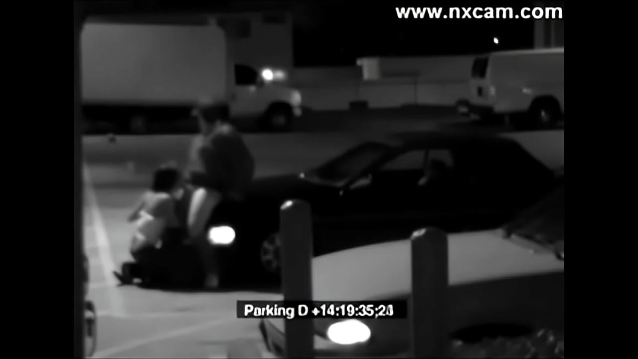 Security Camera Captures Blowjob on Car