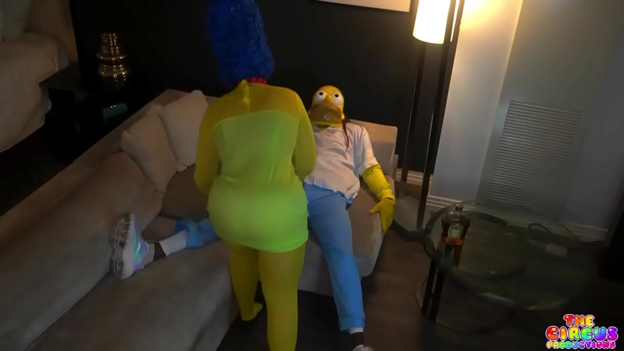 Gibby the clown and mandimayxxx remaking the Simpsons