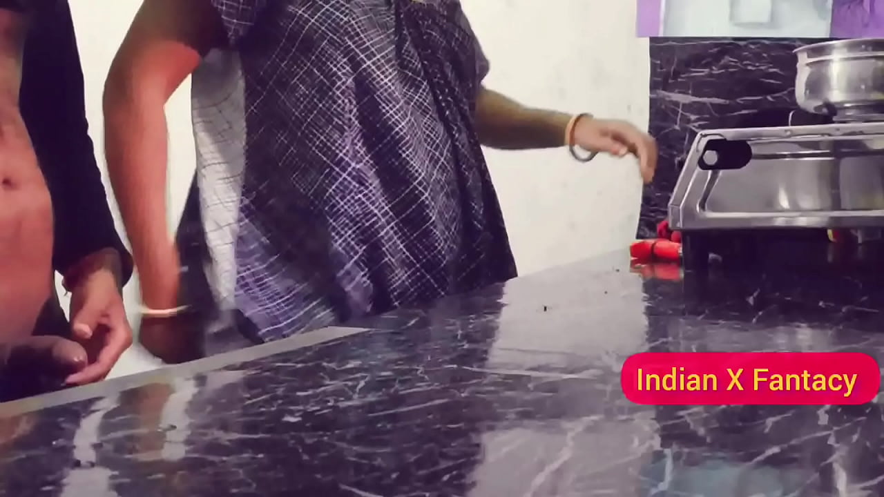 Desi indian couple hard sex in kitchen