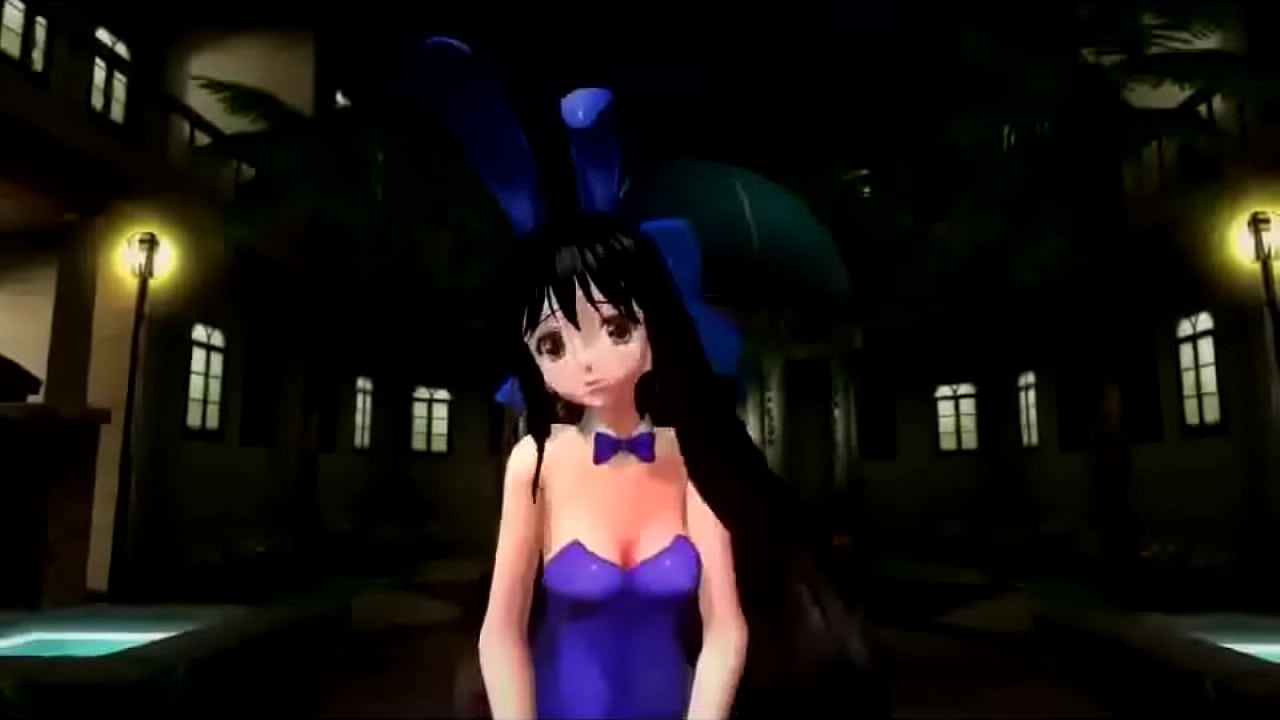 fan service  CM3D Please look at me Bunny girl in ecchi dance 2 ecchi voice WARNING