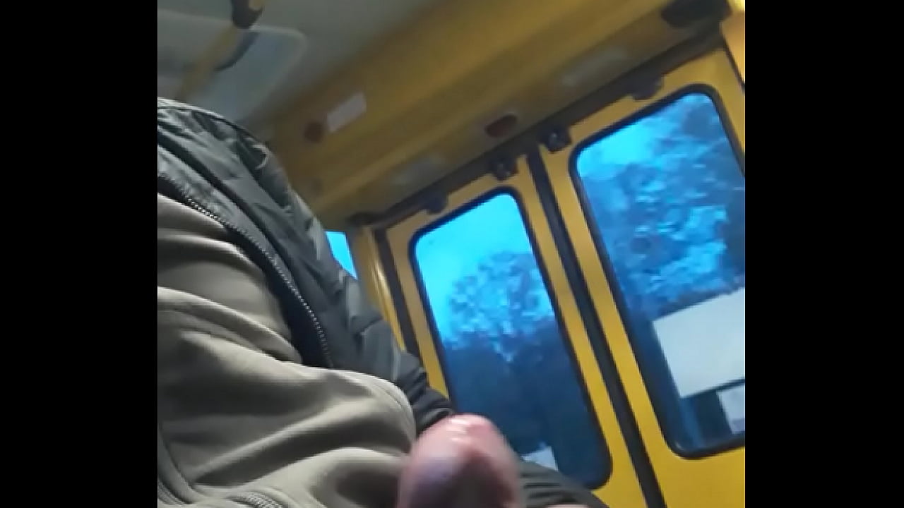 Flashing my cock on public transport