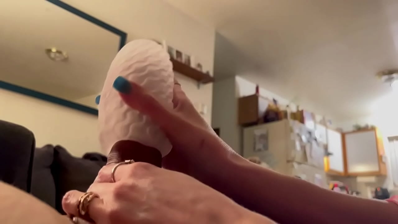 Mommy edges fat cock