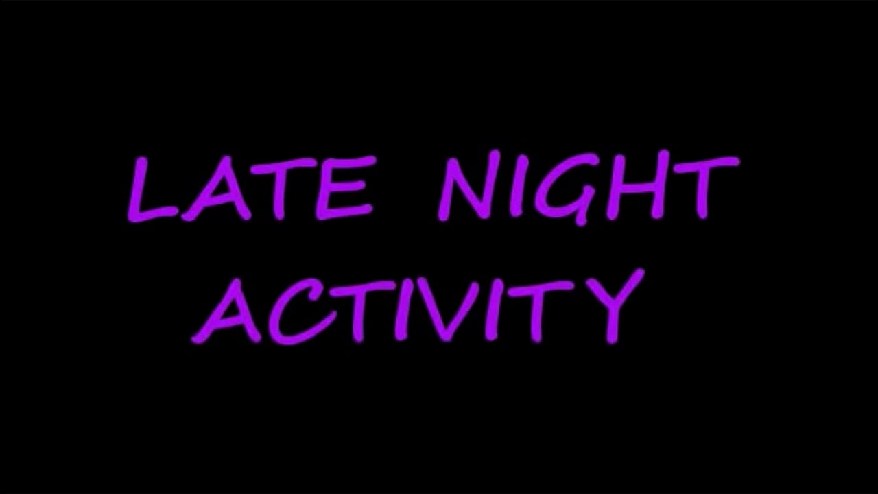 Late Night Activity