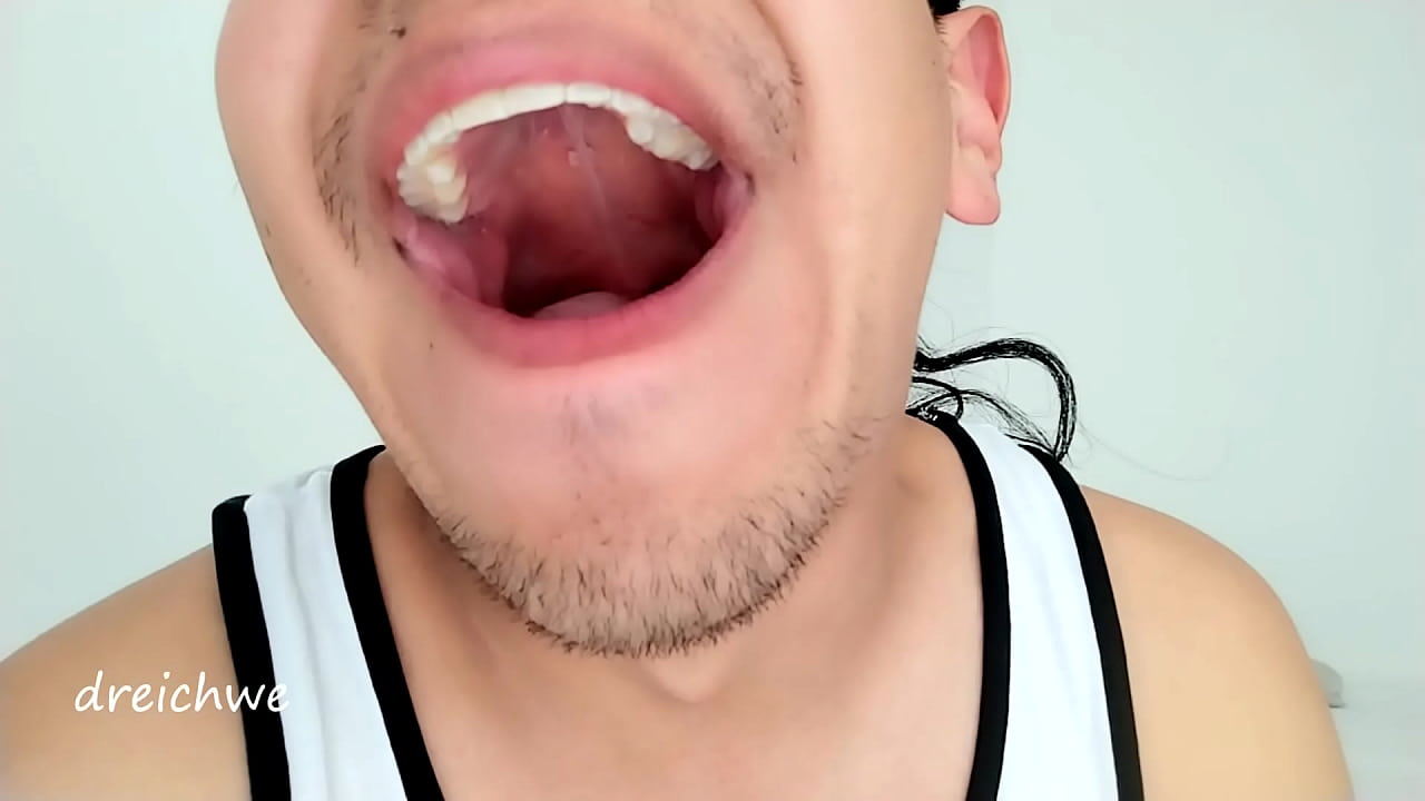 Big mouth uvula fetish