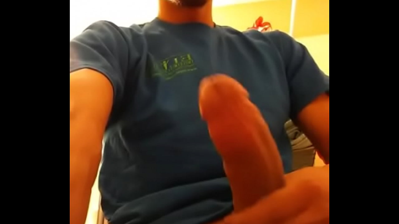 Stroking cock